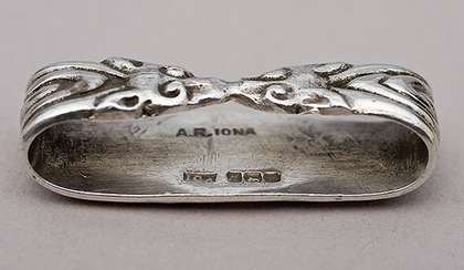 Iona Silver Scarf Ring - Alex Ritchie